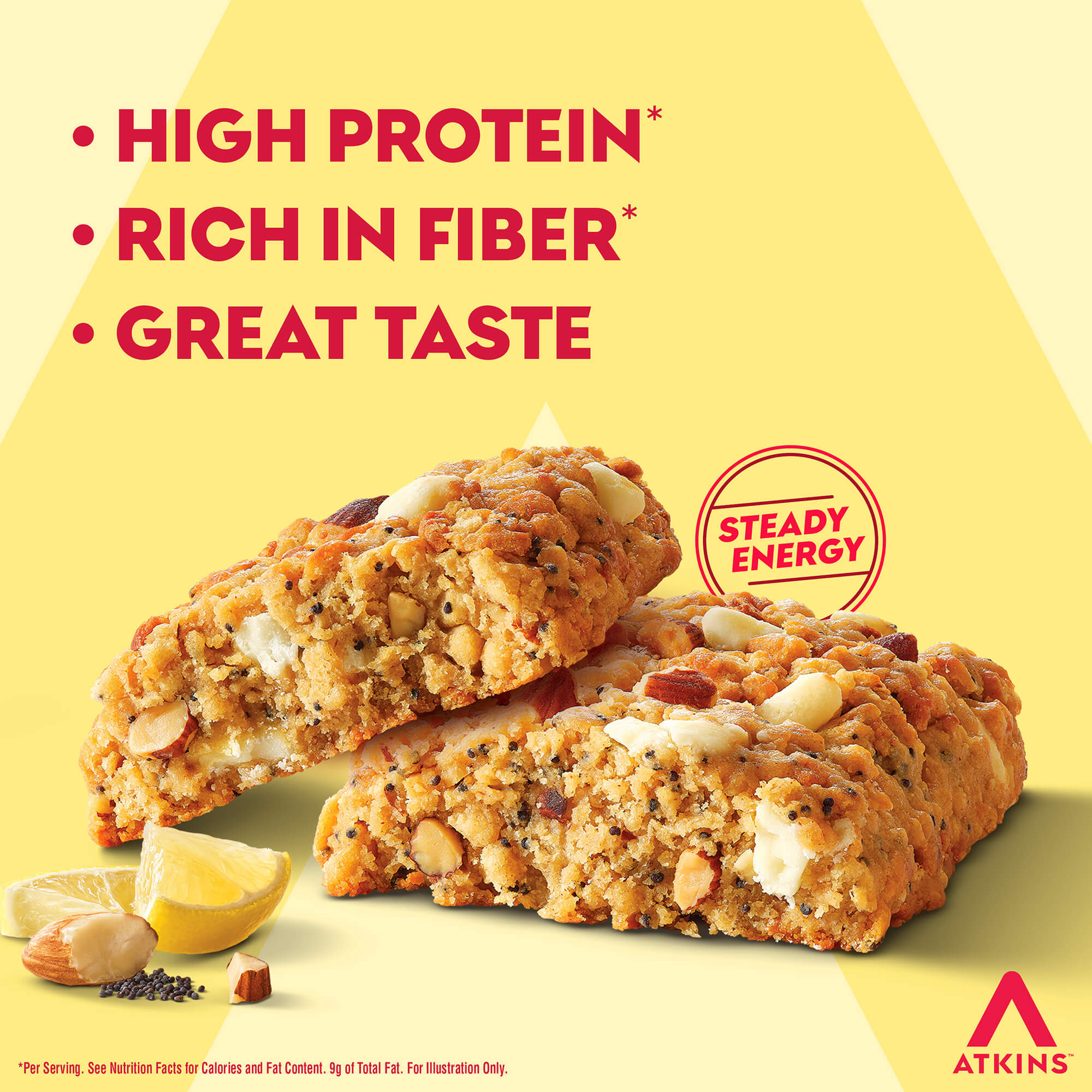 Lemon Poppy Seed Soft Baked Protein Bar - Image 3